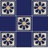 Mexican Talavera Tile Daisy 5
